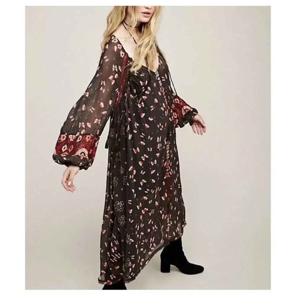 Free People Viceroy Printed Maxi - Picture 8 of 10
